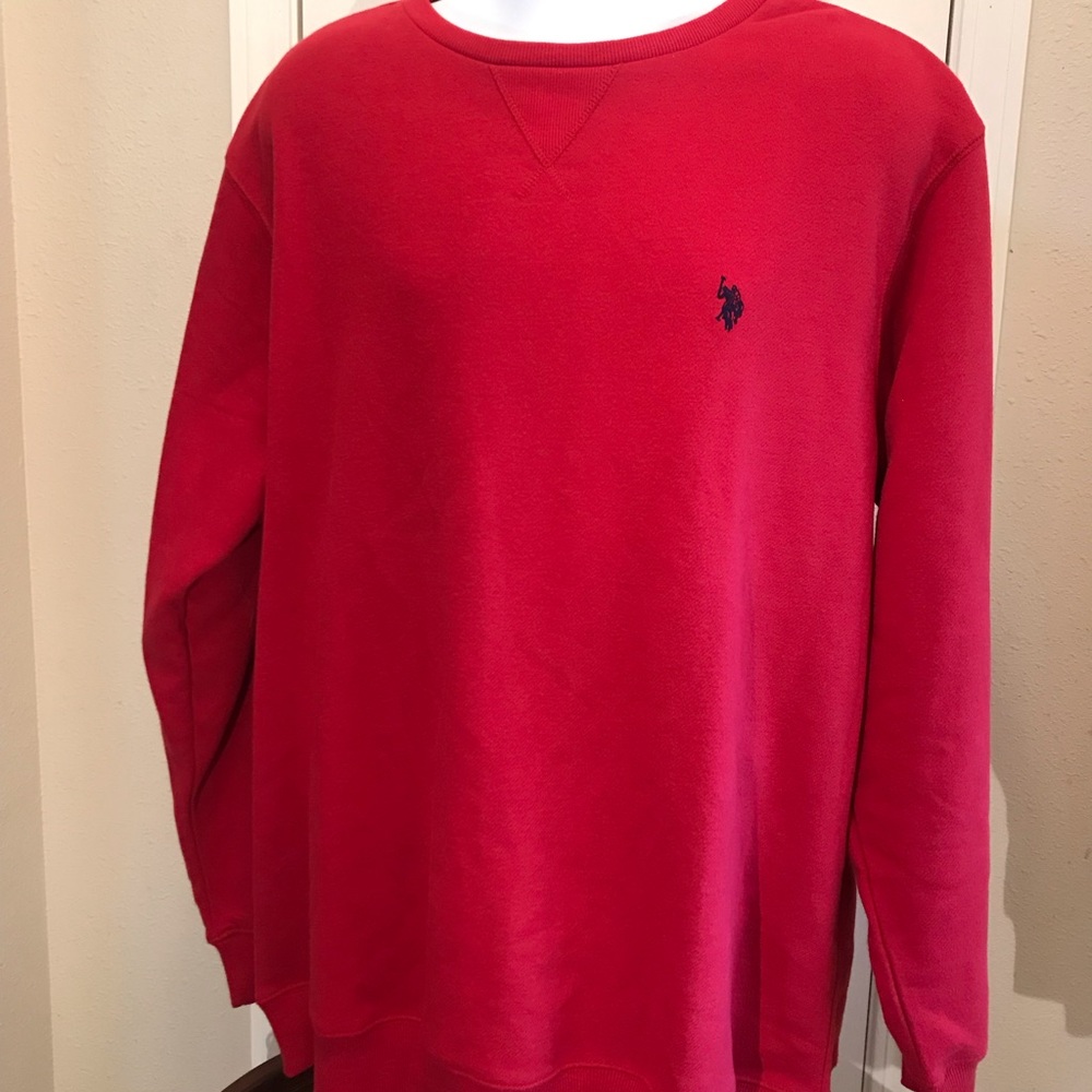 U.S. Polo Assn Luxury Feel Sweater Red Size 2XL